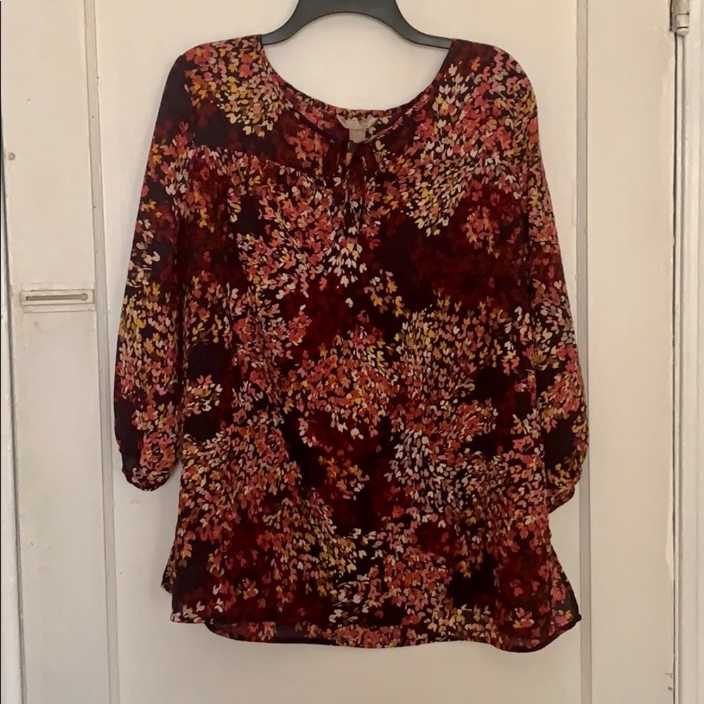 White stag blouse
